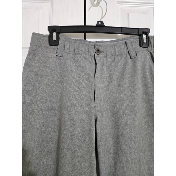 Under armour 34x32 men's loose fit vented gray gold pants - Picture 2 of 10